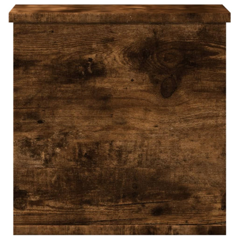 vidaXL füstös tölgy színű szerelt fa tárolóláda 30 x 35 x 35 cm