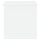 vidaXL fehér szerelt fa tárolóláda 60 x 35 x 35 cm