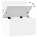 vidaXL fehér szerelt fa tárolóláda 60 x 35 x 35 cm