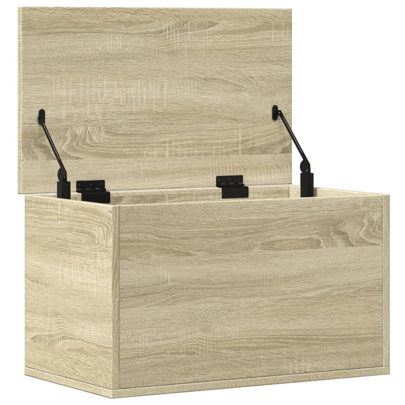 vidaXL sonoma tölgy színű szerelt fa tárolóláda 60 x 35 x 35 cm