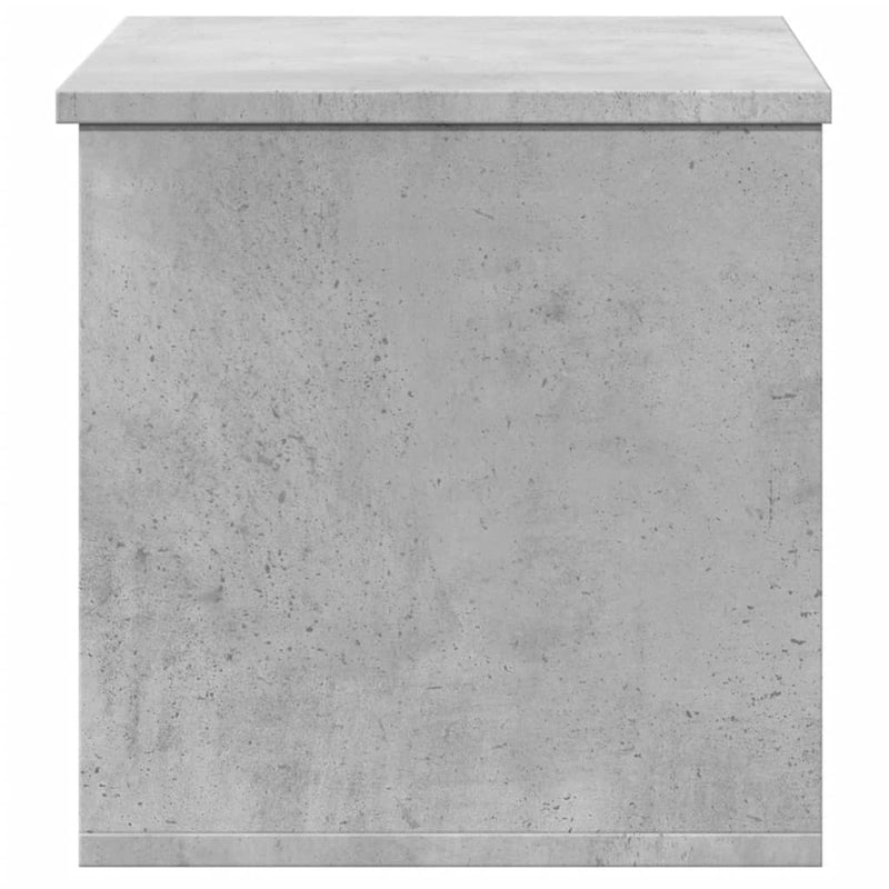 vidaXL betonszürke szerelt fa tárolóláda 60 x 35 x 35 cm
