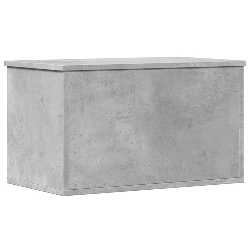 vidaXL betonszürke szerelt fa tárolóláda 60 x 35 x 35 cm