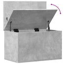 vidaXL betonszürke szerelt fa tárolóláda 60 x 35 x 35 cm