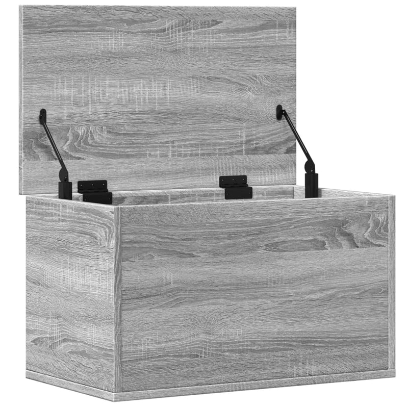vidaXL szürke sonoma színű szerelt fa tárolóláda 60 x 35 x 35 cm