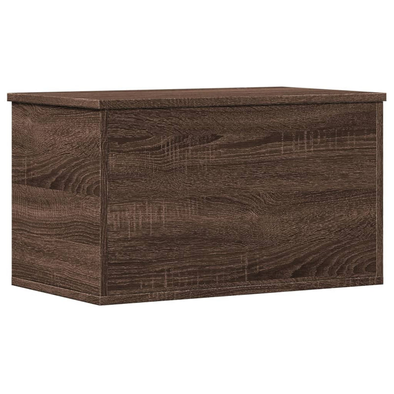 vidaXL barna tölgy színű szerelt fa tárolóláda 60 x 35 x 35 cm