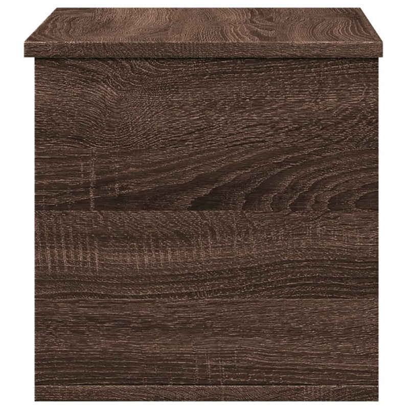 vidaXL barna tölgy színű szerelt fa tárolóláda 60 x 35 x 35 cm
