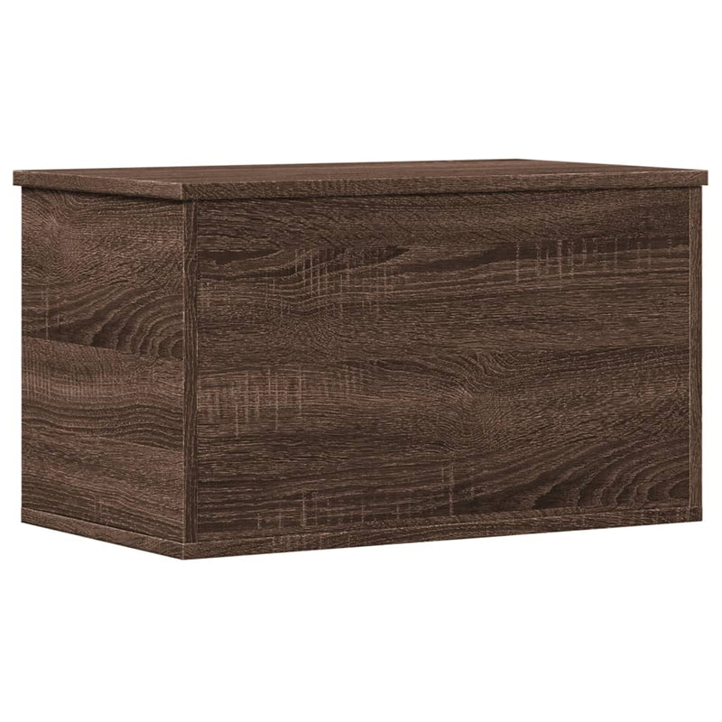 vidaXL barna tölgy színű szerelt fa tárolóláda 60 x 35 x 35 cm