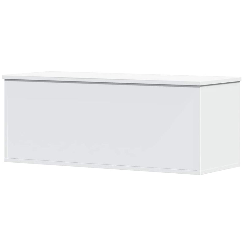 vidaXL fehér szerelt fa tárolóláda 90 x 35 x 35 cm