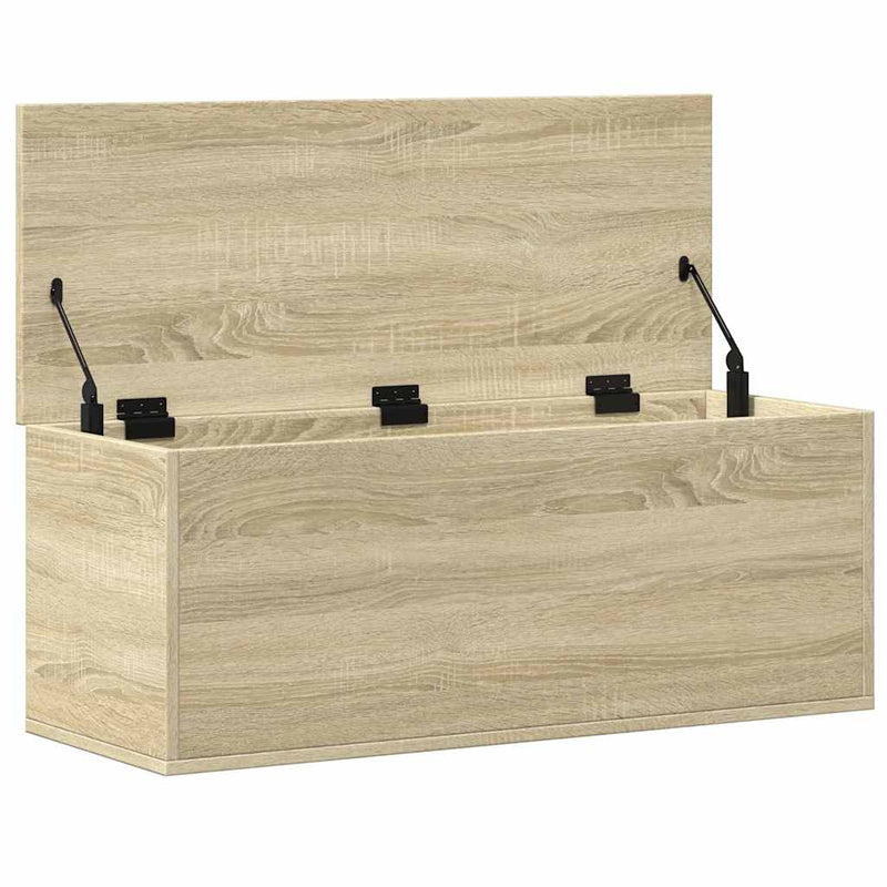 vidaXL sonoma tölgy színű szerelt fa tárolóláda 90 x 35 x 35 cm
