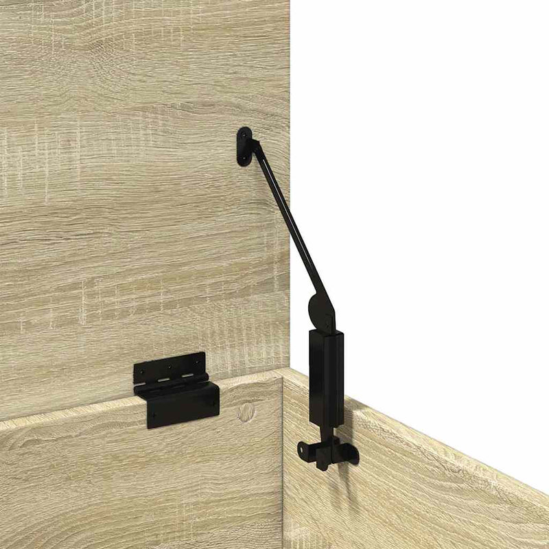 vidaXL sonoma tölgy színű szerelt fa tárolóláda 90 x 35 x 35 cm