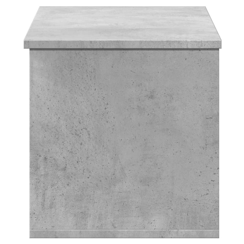 vidaXL betonszürke szerelt fa tárolóláda 90 x 35 x 35 cm