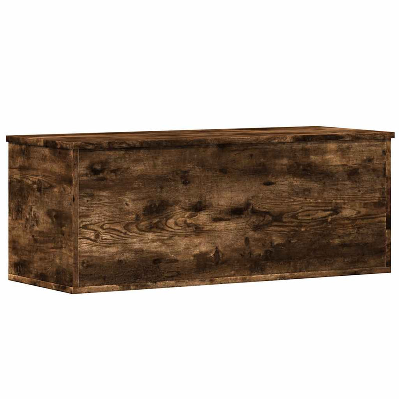 vidaXL füstös tölgy színű szerelt fa tárolóláda 90 x 35 x 35 cm