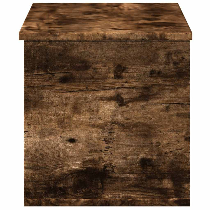 vidaXL füstös tölgy színű szerelt fa tárolóláda 90 x 35 x 35 cm