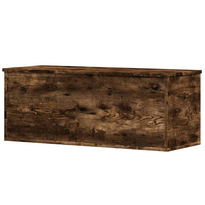 vidaXL füstös tölgy színű szerelt fa tárolóláda 90 x 35 x 35 cm
