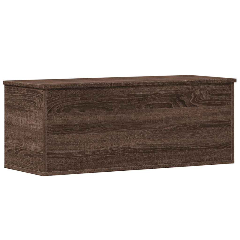vidaXL barna tölgy színű szerelt fa tárolóláda 90 x 35 x 35 cm