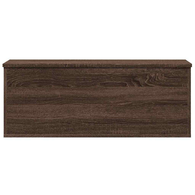 vidaXL barna tölgy színű szerelt fa tárolóláda 90 x 35 x 35 cm