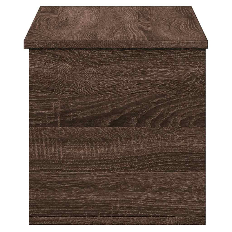 vidaXL barna tölgy színű szerelt fa tárolóláda 90 x 35 x 35 cm