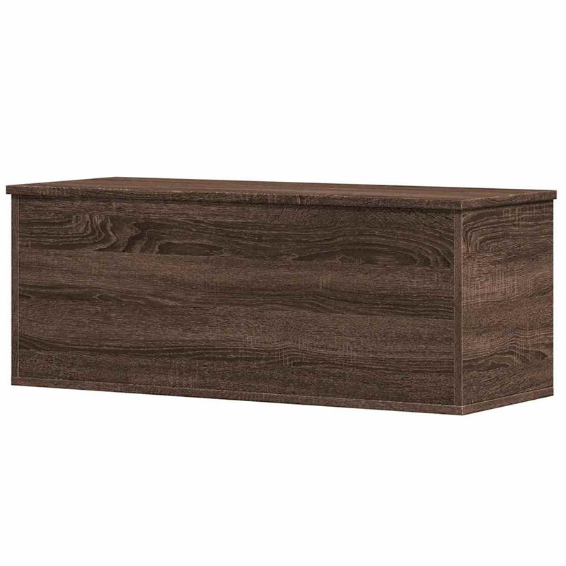 vidaXL barna tölgy színű szerelt fa tárolóláda 90 x 35 x 35 cm