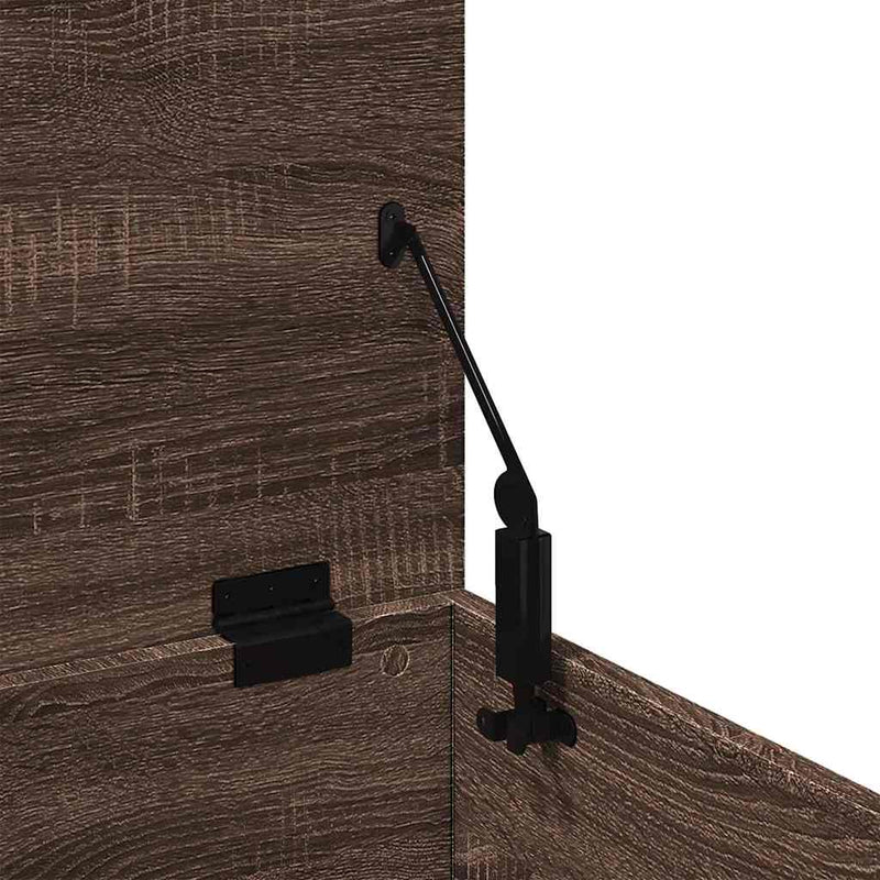 vidaXL barna tölgy színű szerelt fa tárolóláda 90 x 35 x 35 cm
