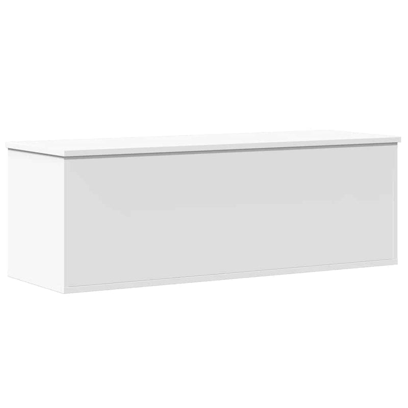 vidaXL fehér szerelt fa tárolóláda 102 x 35 x 35 cm