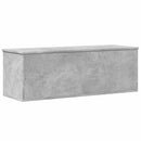 vidaXL betonszürke szerelt fa tárolóláda 102 x 35 x 35 cm