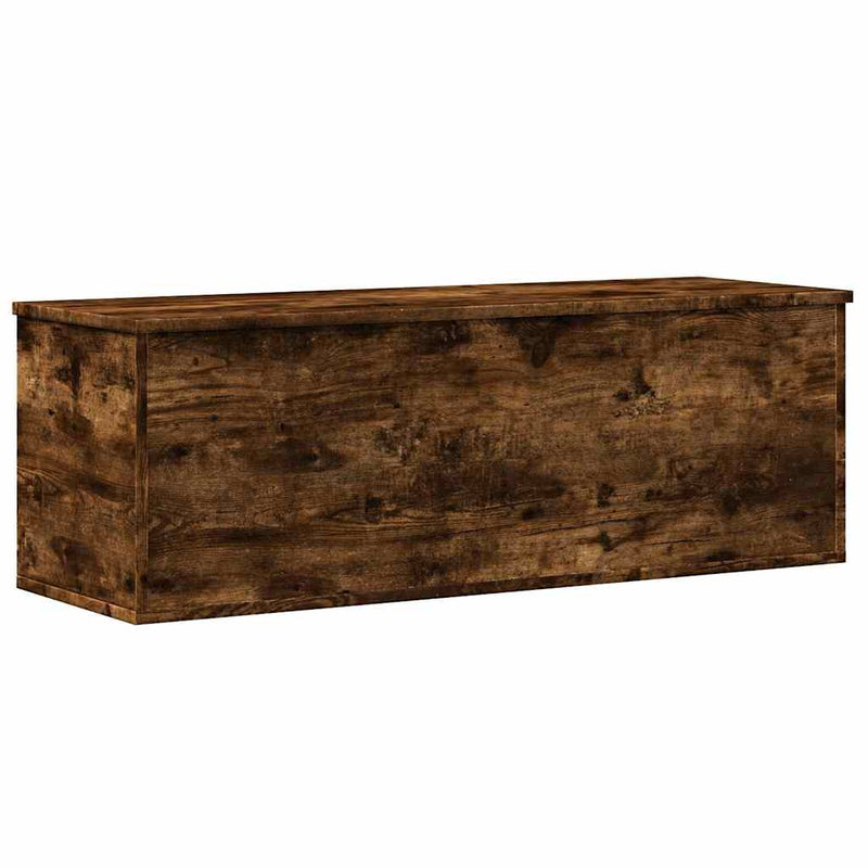 vidaXL füstös tölgy színű szerelt fa tárolóláda 102 x 35 x 35 cm