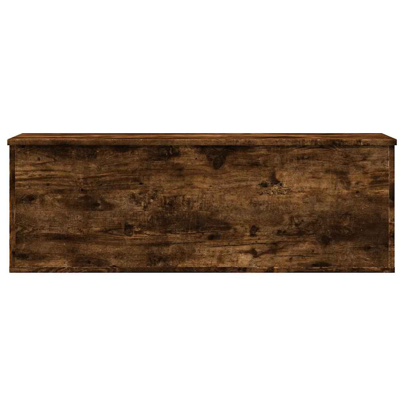 vidaXL füstös tölgy színű szerelt fa tárolóláda 102 x 35 x 35 cm