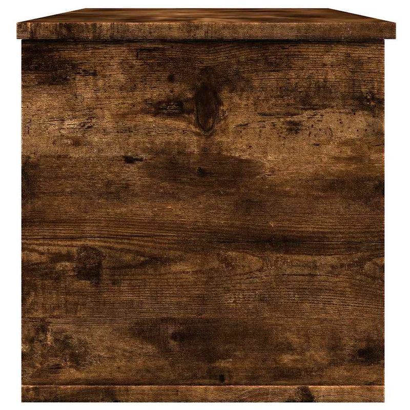 vidaXL füstös tölgy színű szerelt fa tárolóláda 102 x 35 x 35 cm
