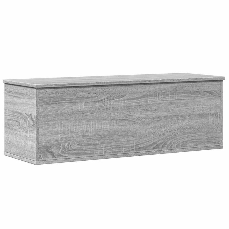 vidaXL szürke sonoma színű szerelt fa tárolóláda 102 x 35 x 35 cm