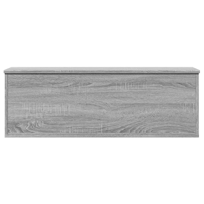 vidaXL szürke sonoma színű szerelt fa tárolóláda 102 x 35 x 35 cm