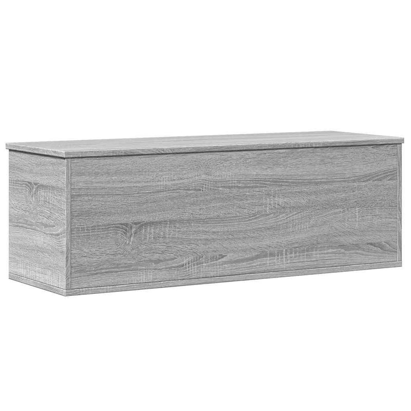 vidaXL szürke sonoma színű szerelt fa tárolóláda 102 x 35 x 35 cm