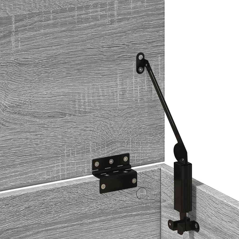 vidaXL szürke sonoma színű szerelt fa tárolóláda 102 x 35 x 35 cm