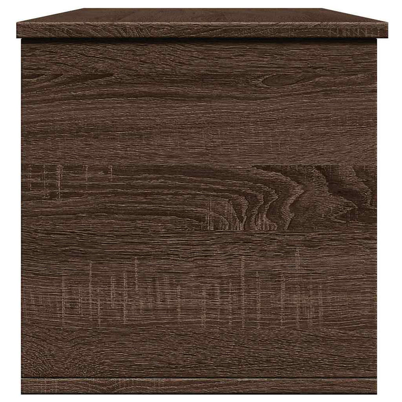 vidaXL barna tölgy színű szerelt fa tárolóláda 102 x 35 x 35 cm