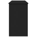 vidaXL fekete fésülködőasztal tükörrel 100x45x76 cm