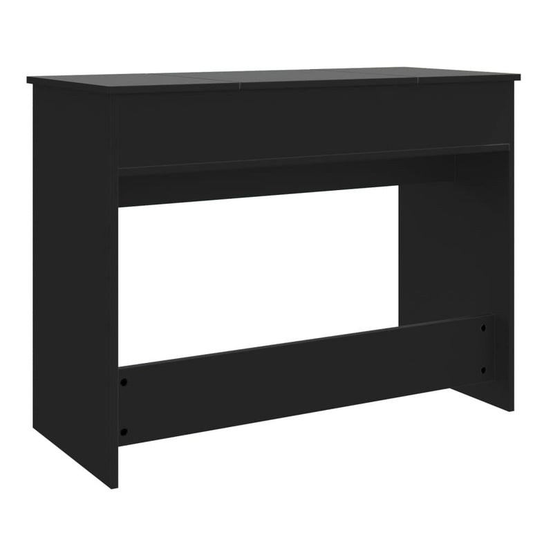 vidaXL fekete fésülködőasztal tükörrel 100x45x76 cm