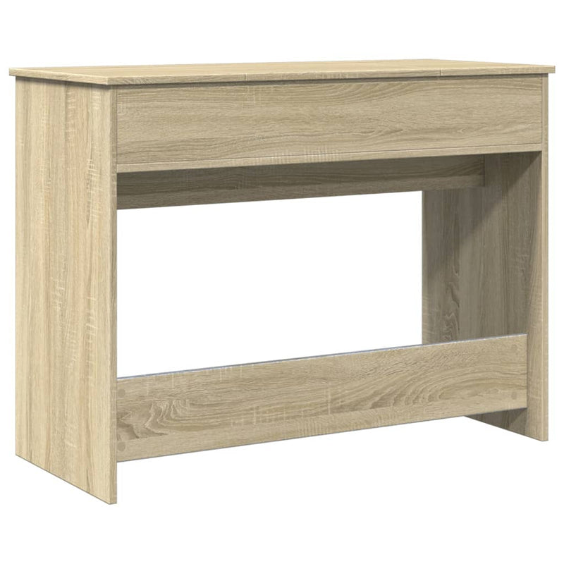 vidaXL sonoma tölgy színű fésülködőasztal tükörrel 100x45x76 cm