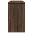 vidaXL barna tölgy színű fésülködőasztal tükörrel 100x45x76 cm