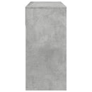 vidaXL betonszürke fésülködőasztal tükörrel 80x39x80 cm