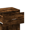 vidaXL füstös tölgy színű szerelt fa tárolószekrény 56,5 x 39 x 90 cm