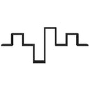 vidaXL fekete szerelt fa fali polc 104,5 x 10 x 43 cm