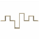 vidaXL sonoma tölgy színű szerelt fa fali polc 104,5 x 10 x 43 cm