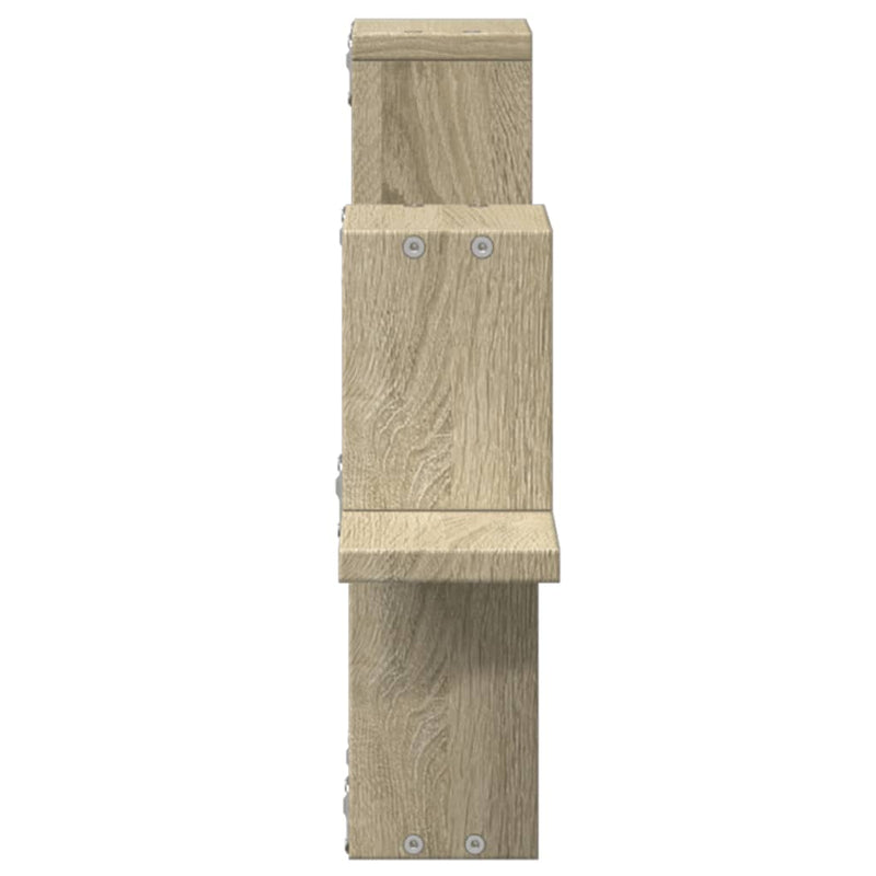 vidaXL sonoma tölgy színű szerelt fa fali polc 104,5 x 10 x 43 cm