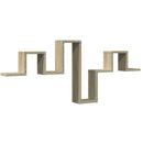 vidaXL sonoma tölgy színű szerelt fa fali polc 104,5 x 10 x 43 cm