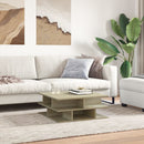 vidaXL sonoma tölgy színű szerelt fa dohányzóasztal 70x70x29 cm