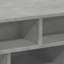 vidaXL betonszürke szerelt fa dohányzóasztal 70x70x29 cm