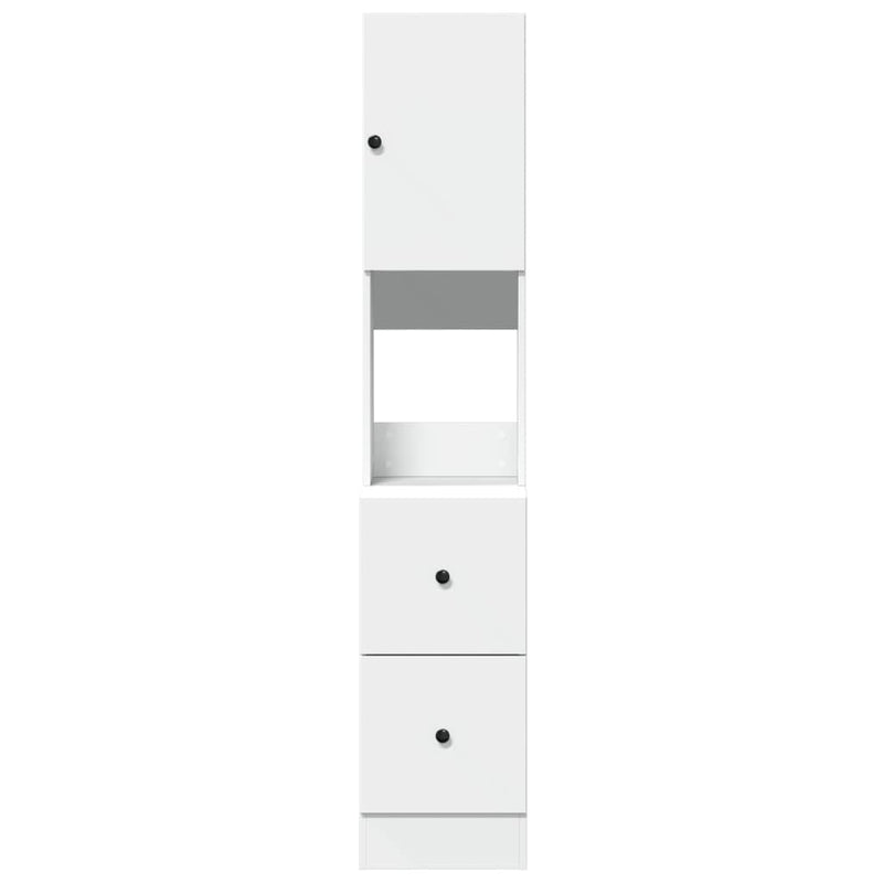 vidaXL fehér szerelt fa konyhaszekrény 35 x 50 x 180 cm