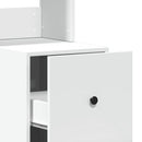 vidaXL fehér szerelt fa konyhaszekrény 35 x 50 x 180 cm