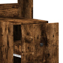 vidaXL füstös tölgy színű szerelt fa konyhaszekrény 35 x 50 x 180 cm