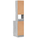 vidaXL szürke sonoma színű szerelt fa konyhaszekrény 35 x 50 x 180 cm