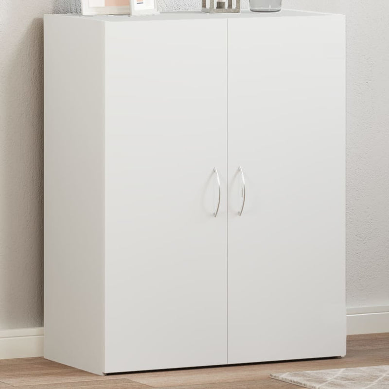 vidaXL fehér szerelt fa irattartó szekrény 60 x 32 x 77,5 cm